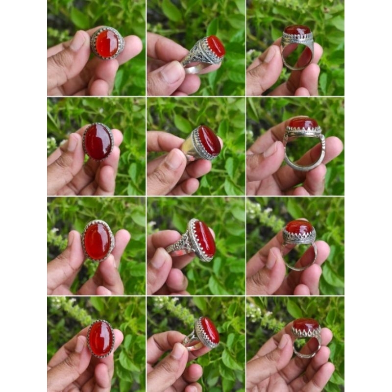 Cincin Akik Yaman | Batu akik | Yaman merah