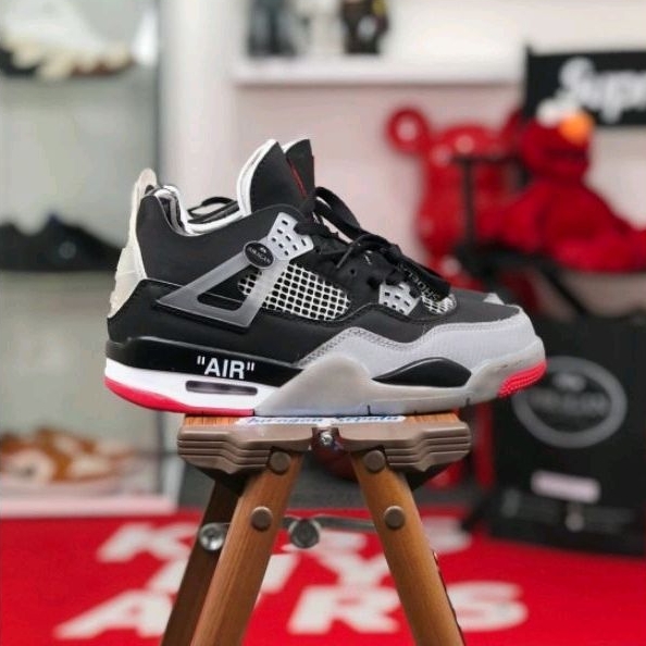 Air Jordan 4 Retro x Off-White &quot;Bred&quot;