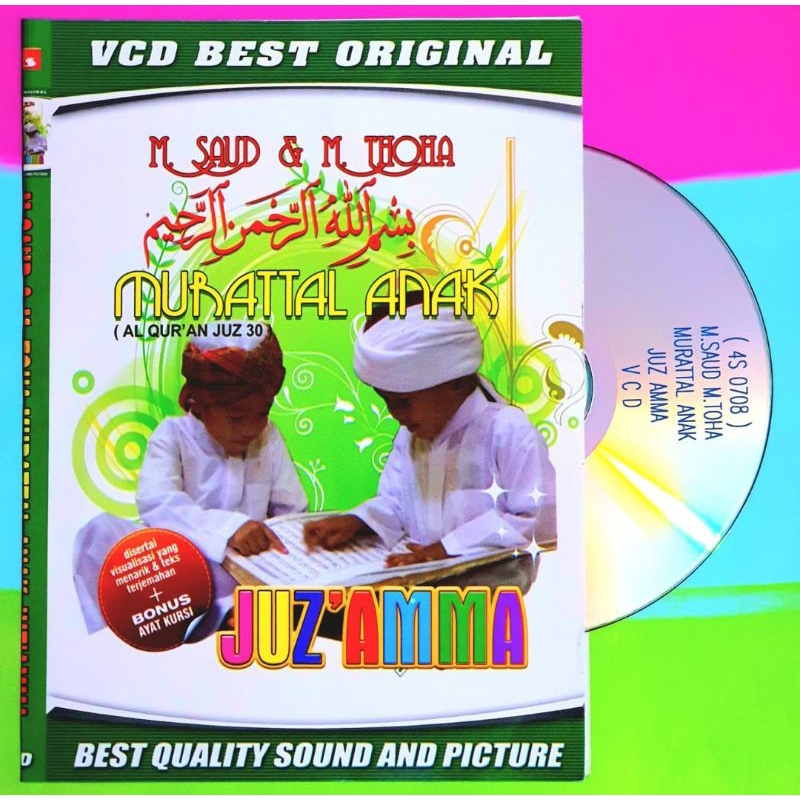 Kaset Film Video koleksi Lengkap Edukasi Anak-anak Belajar Ngaji Al Quran Murottal juz amma juz 30