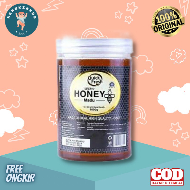 

Madu Murni Quick Fresh Honey Bucket 1000g 1kg Asli Original
