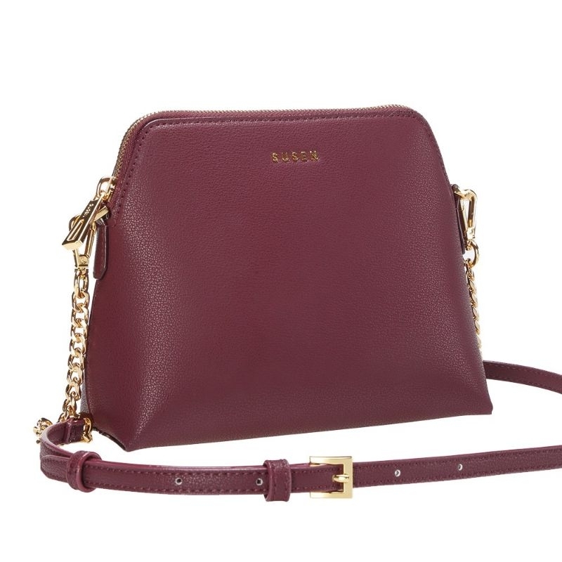 PRELOVED SUSEN TAS WANITA BASIC SLING CHAIN BAG RED