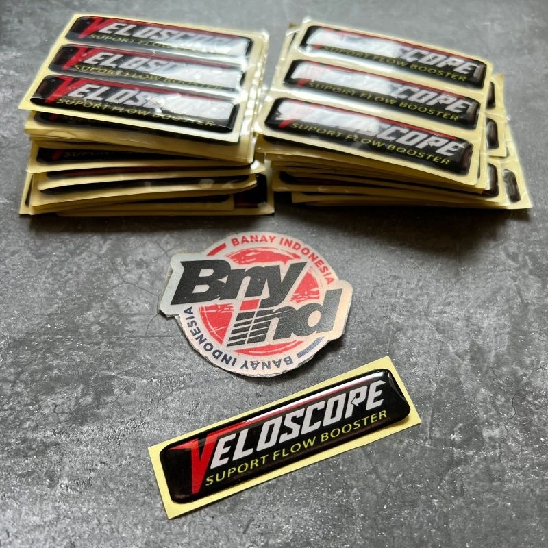 Sticker Stiker Emblem Filter VELESCOPE Timbul