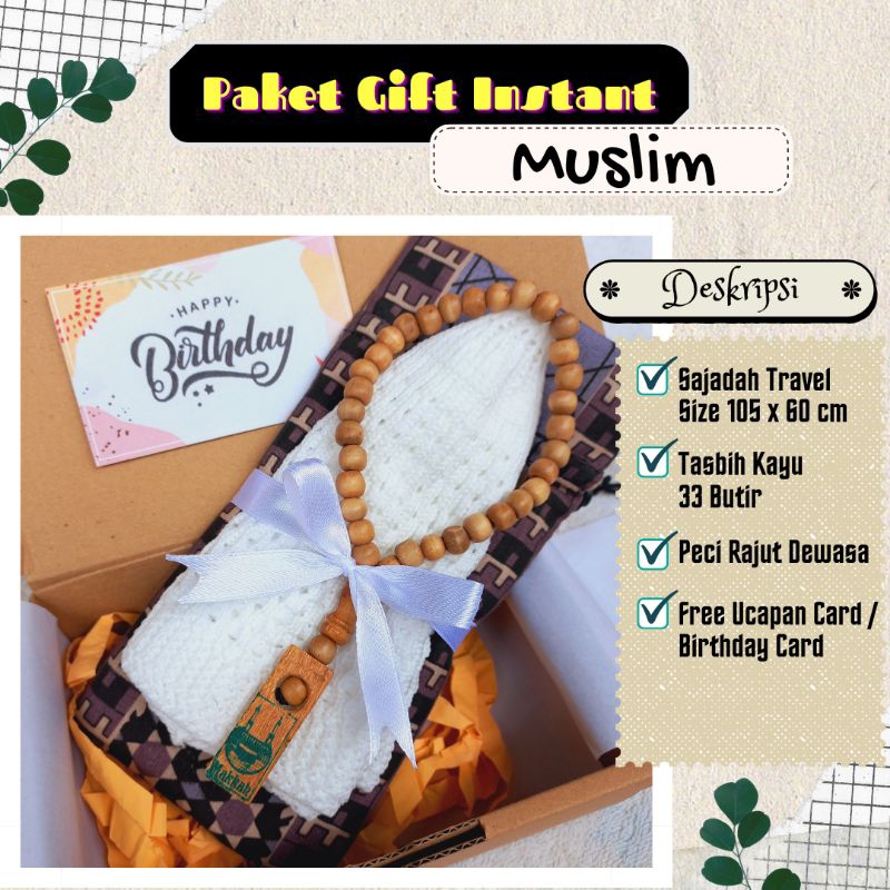 (Paket Sarung) Paket Kado Full Set Alat Sholat Giftbox Ulang Tahun Cowo Hampers Sarung Premium Sajadah Travel Peci Rajut Dewasa Tasbih Kayu 33butir Tasbih Digital Counter