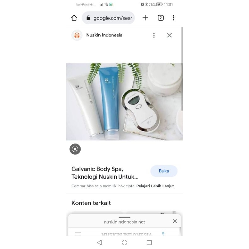 Galvanic body spa,alat pelangsing tubuh dan mengencangkan kulit