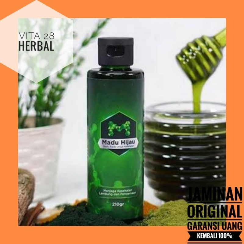 MADU HIJAU HERBAL MADU SEHAT LAMBUNG , MAAG , GERD , ASAM LAMBUNG ORIGINAL HERBAL PUTIH
