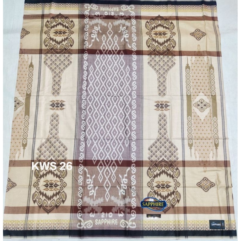 Sarung SAPPHIRE Premium KWS Kawung Songket