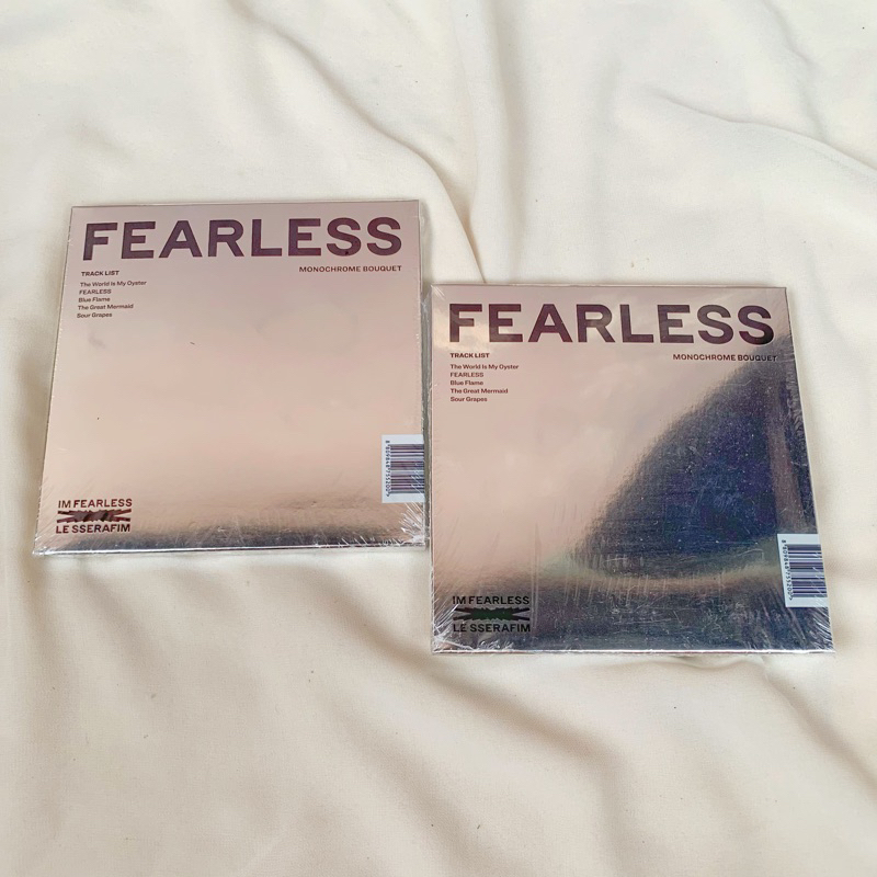 ALBUM LE SSERAFIM FEARLESS MONOCHROME SEALED