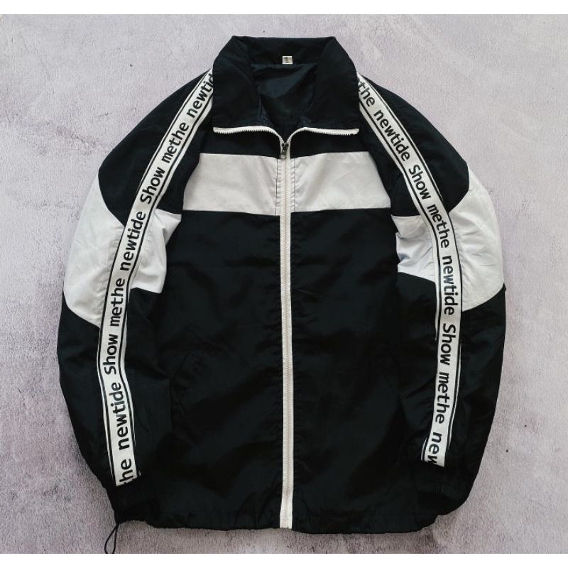 Vintage Windbreaker Fashion Tapped Jacket