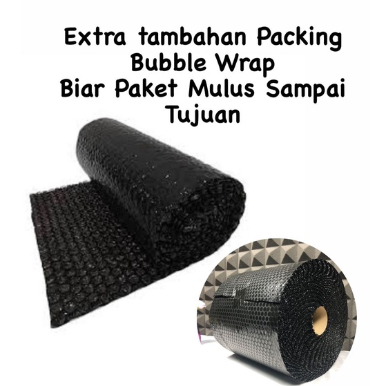 

EXTRA TAMBAHAN PAKING BUBBLE WRAP TAMBAHAN BUBLE BIAR PAKET MULUS SAMPAI TUJUAN