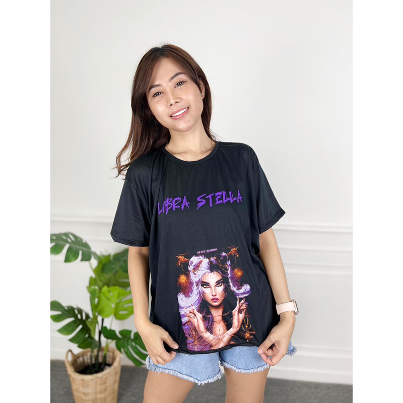 AFI - MC - Kaos Oversize Wanita Libra Stella (LD 106, P 55)