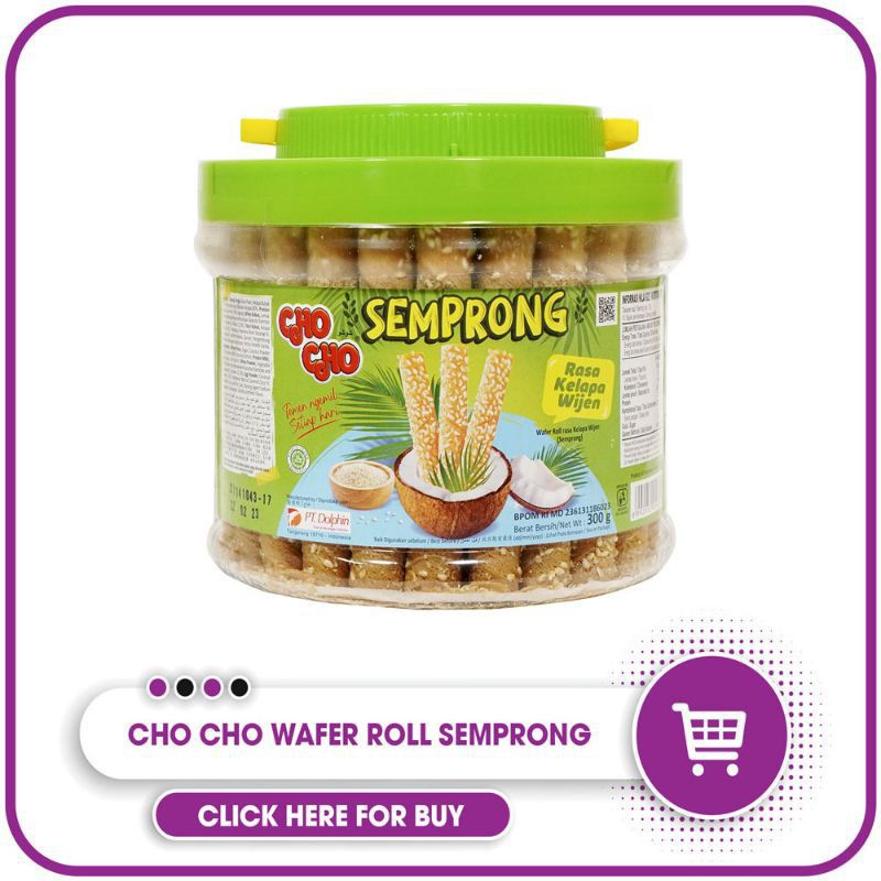 

cho cho astor / cho cho wafer roll semprong rasa kelapa 300gr