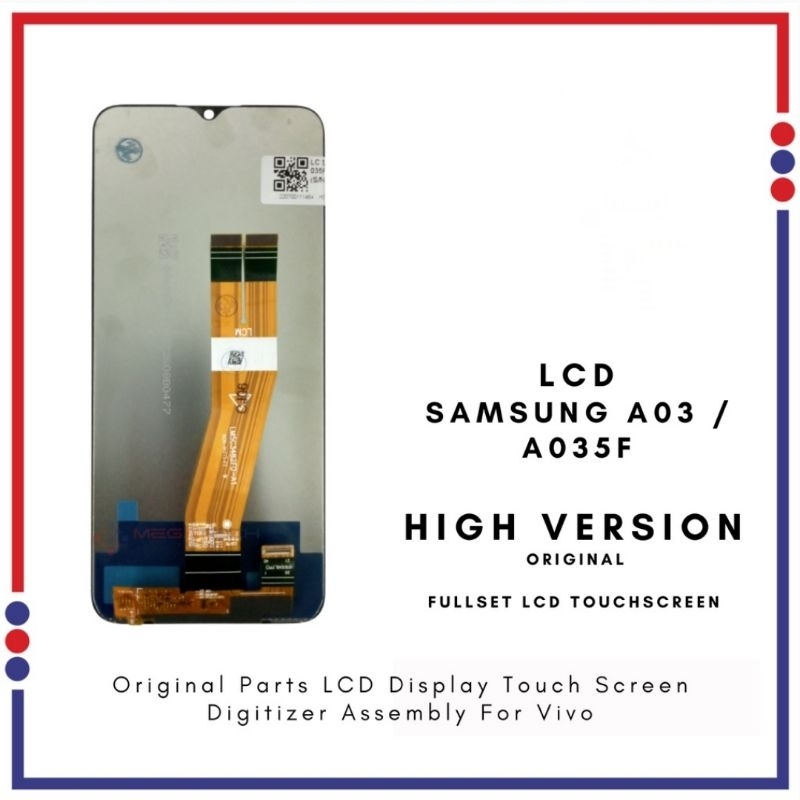 LCD SAMSUNG GALAXY A03 / A035F / A03S / A037F / A02S / A025F FULSET ORIGINAL