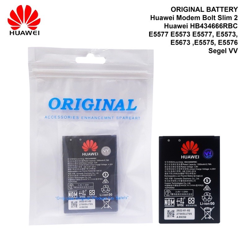 Bat Modem Ori 99% Wifi Huawei E5576/E5577/E5673