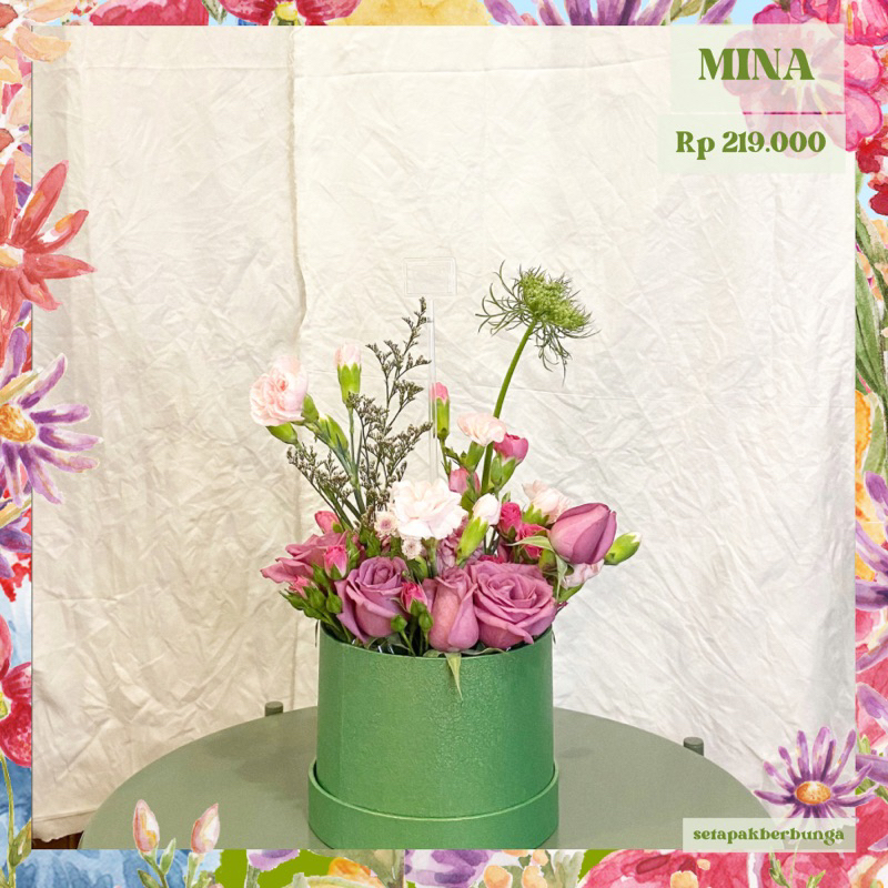 

PO HAMPERS LEBARAN - BUNGA SEGAR - MINA UKURAN SMALL