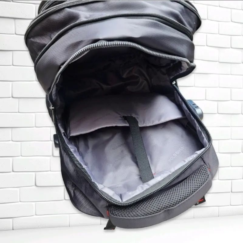 Tas Ransel Jumbo/ Tas Ransel POLO GIVES / Tas kerja pria Original Import - USB PORT