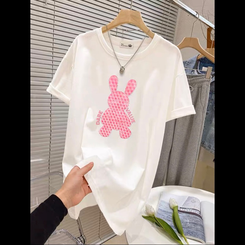 Kaos Baju Atasan Wanita Bahan Lembut Impor Murah 036