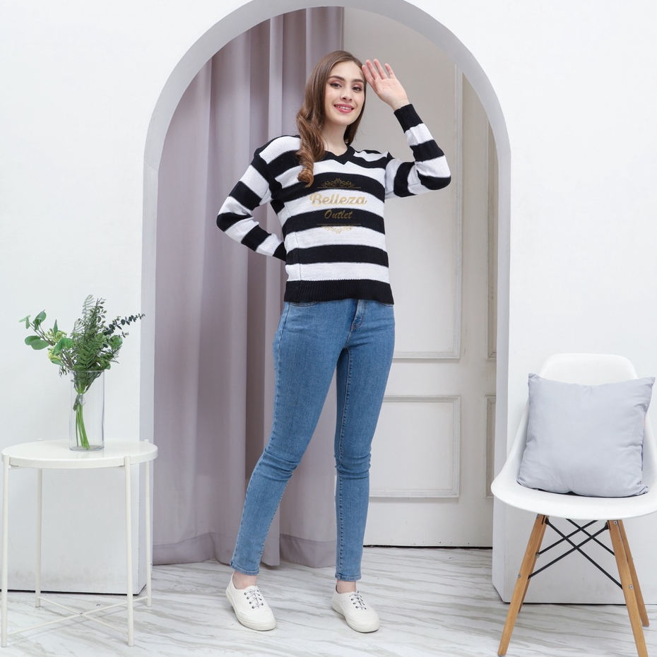 Belleza outlet baju rajut Cardigan rajut atasan wanita  Zetta Knite Sweater