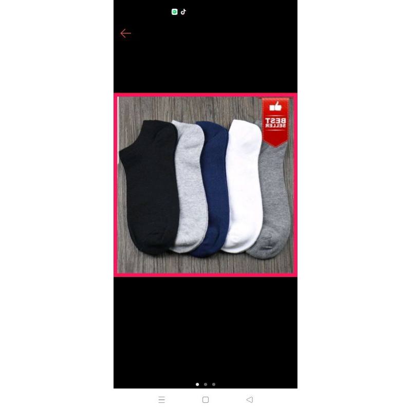 sneckers trend terlaris motif garis jigjak ase 02-Kaos kaki rondom