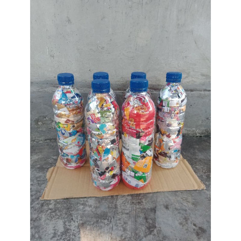 ECOBRICK BOTOL AQUA 600ML