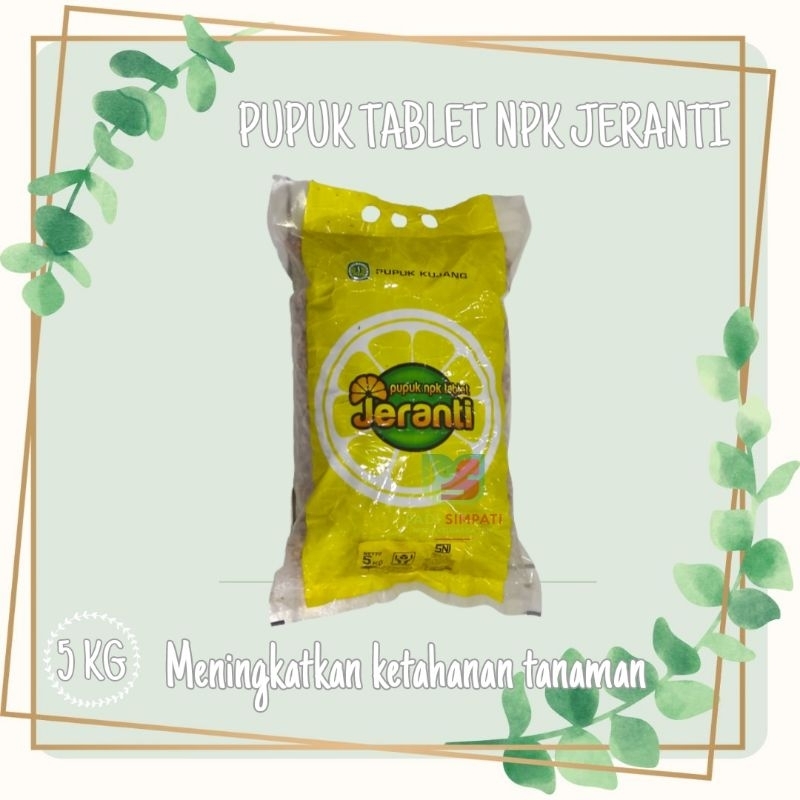 PUPUK NPK JERANTI 5KG PUPUK KUJANG