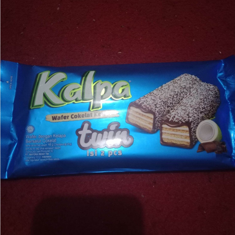 

KALPA Chocolate Twin Wafer Cokelat Kelapa 2 x 24gr