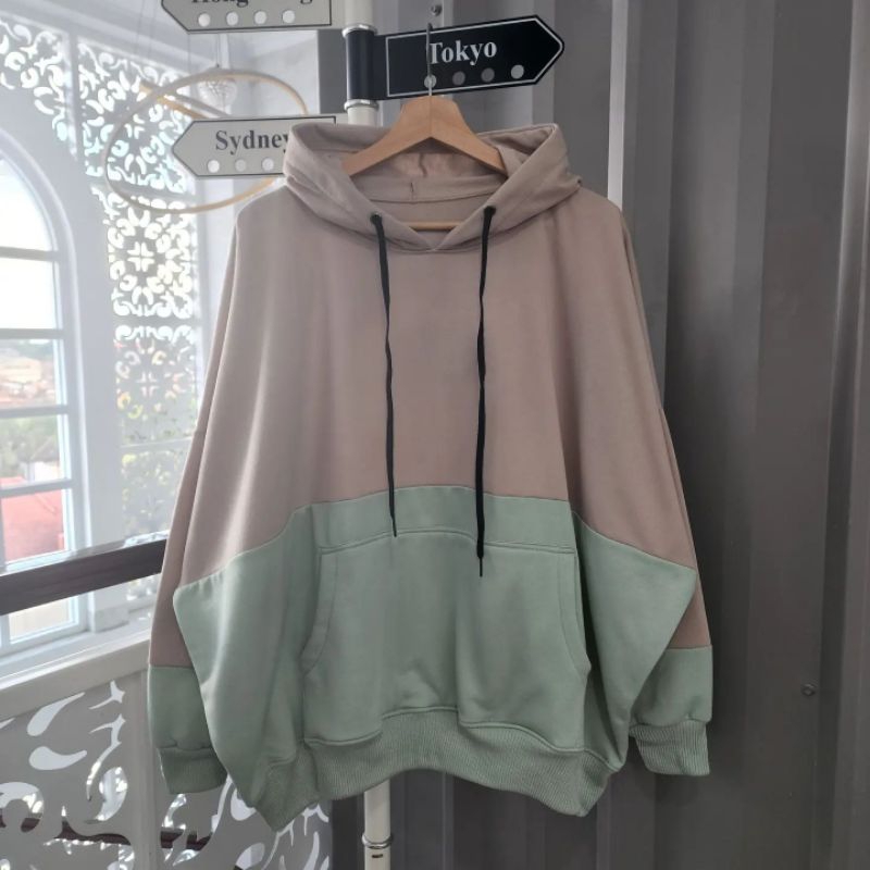 Batwing jumbo 2tone hodie