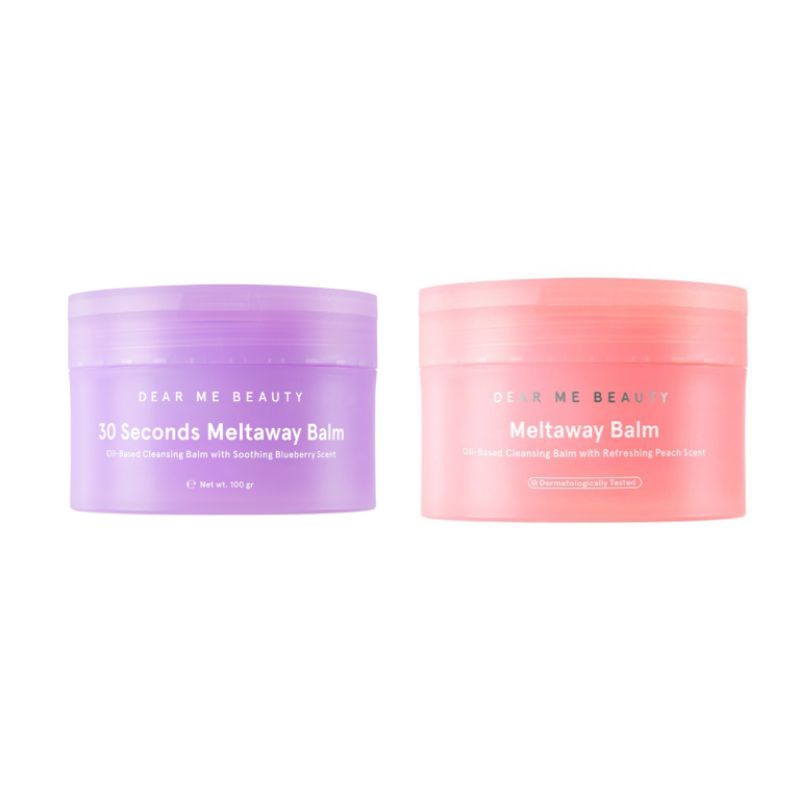 Jual Dear Me Beauty Meltaway Cleansing Balm Blueberry & Peach 100g