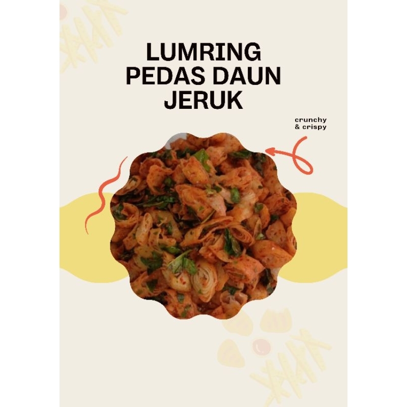 

Lumpia Kering Pedas Daun Jeruk | Kripik Lumpia Pedas Daun Jeruk | Kulit Lumpia Goreng