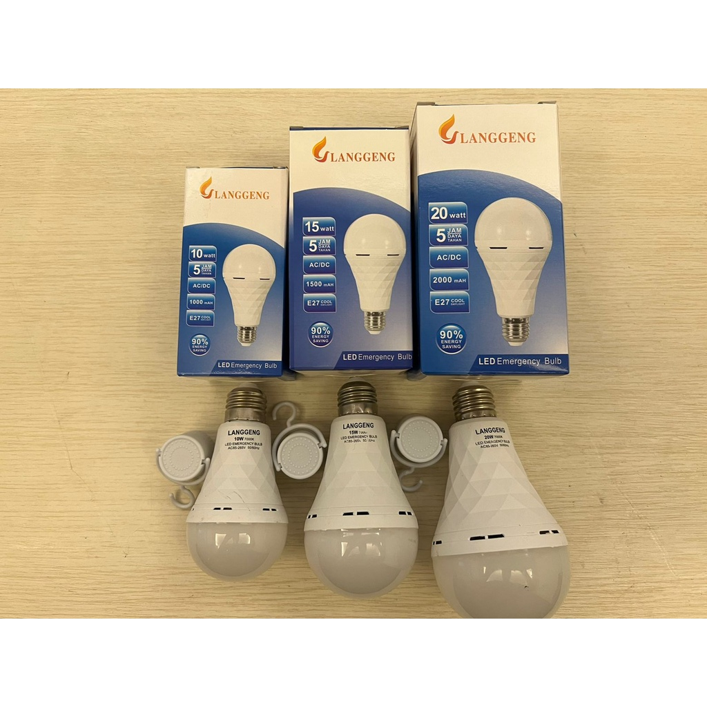 Bohlam Emergency SUNSONIC LANGGENG / Lampu Emergency LANGGENG SUNSONIC