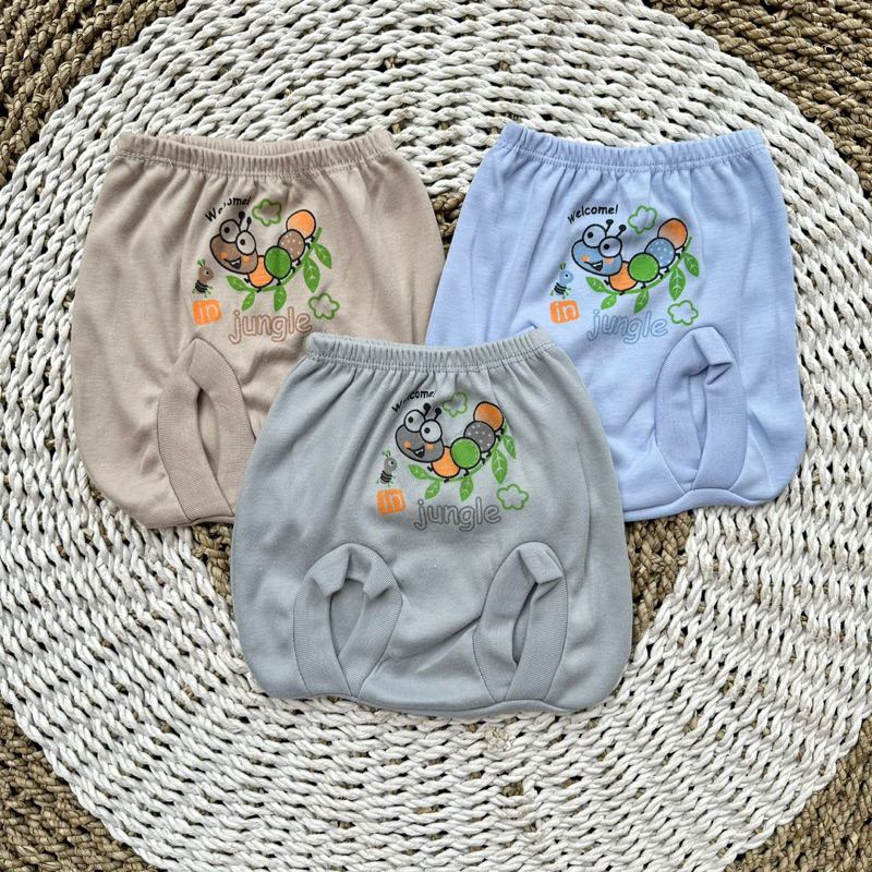 3 PCS Celana Pendek Celana Pop Celana Bayi Bawahan Bayi Celana newborn Hadiah Lahiran Bayi Celana Panjang Bayi ASYAM BABY