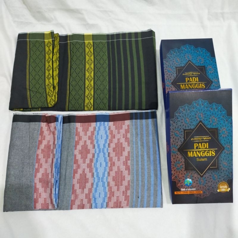Sarung Padi Manggis Sulam