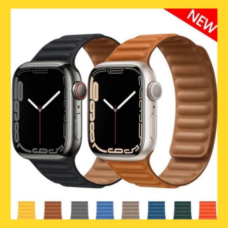 STRAP IWATCH LEATHER MAGNETIC 42MM 44MM 45MM ORIGINAL