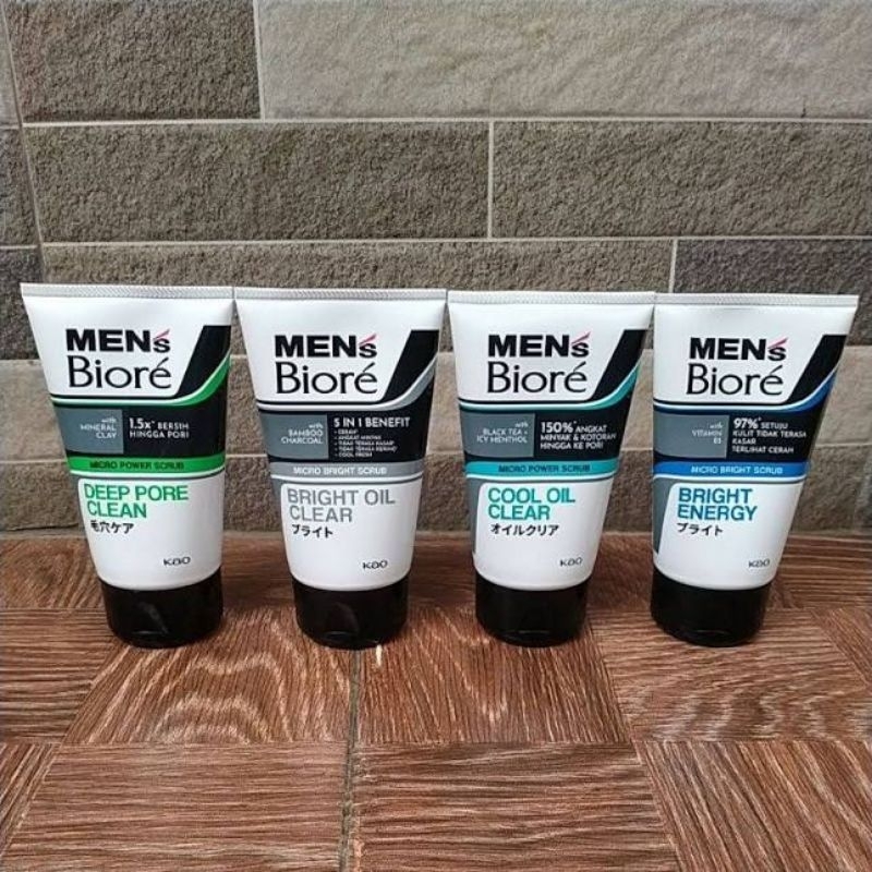 Men's Biore Sabun Cuci Muka Pembersih Wajah Pria