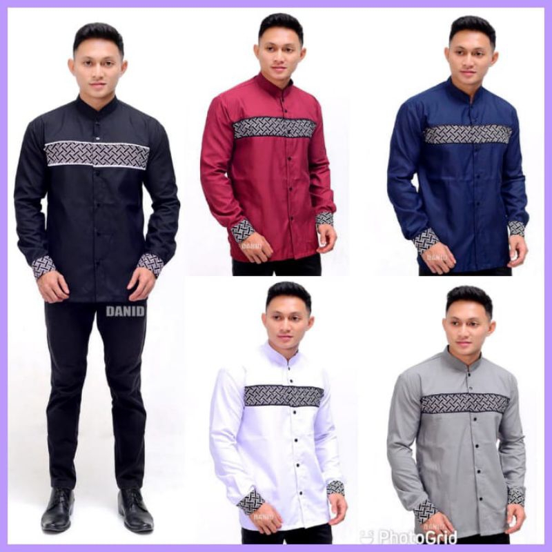 Baju Koko Gus Azmi Dewasa Premium Lengan panjang By Zellshop