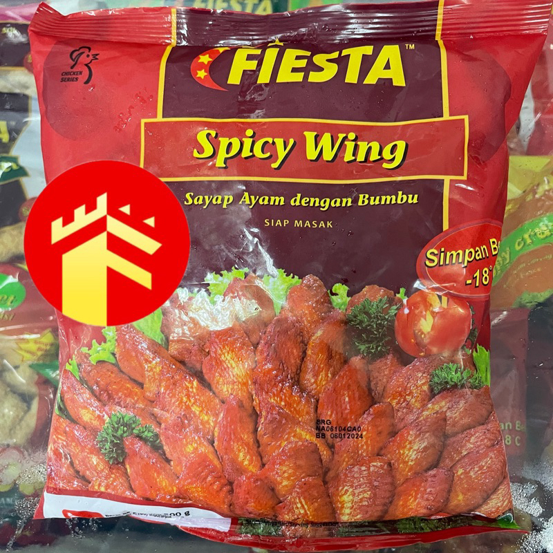 

Ay00! Fiesta Spicy Wing 500 Gr Sayap Ayam Berbumbu Pedas Fiesta Chicken Wing