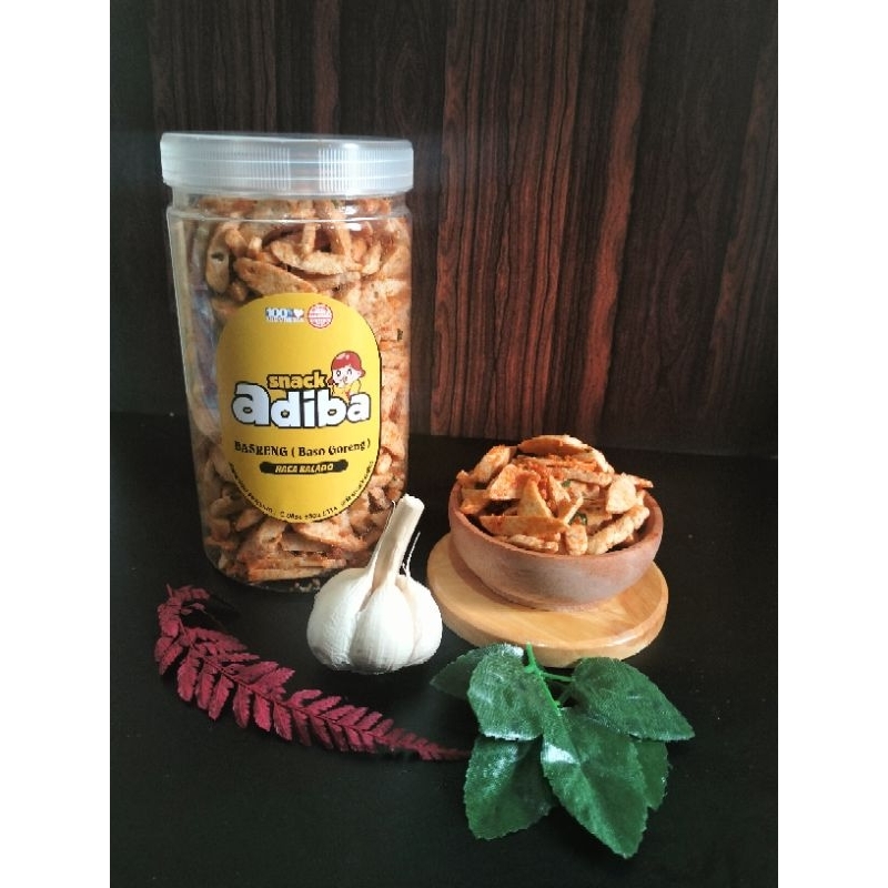 

Baso Goreng Basreng viral promo murah toples ukuran 1000ml 350g