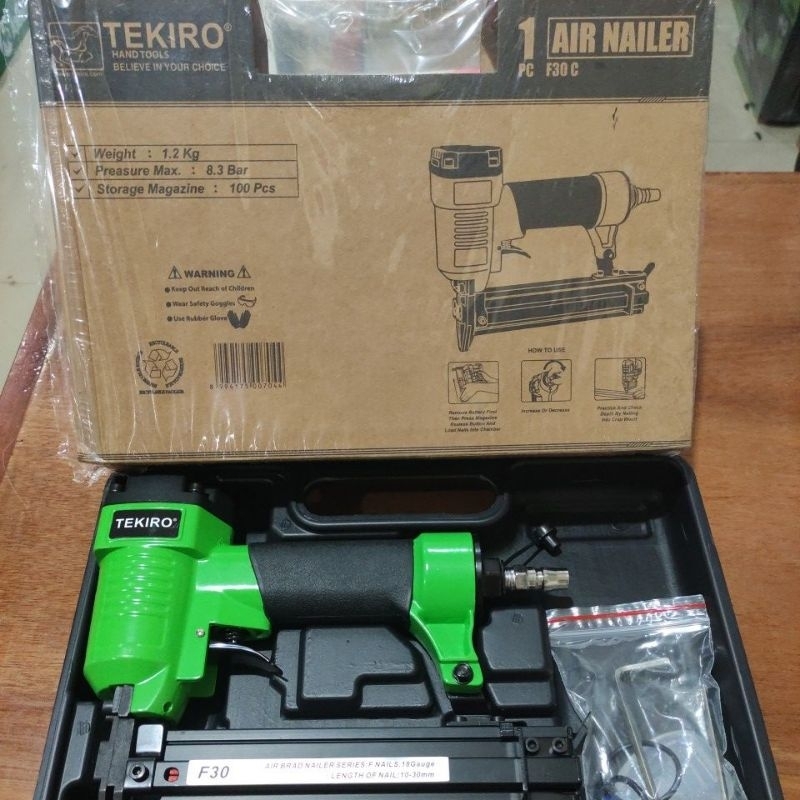 paku tembak f30 tekiro /air nailer tekiro f30 ( model i )/mesin  paku tembak angin kompresor tekiro f30