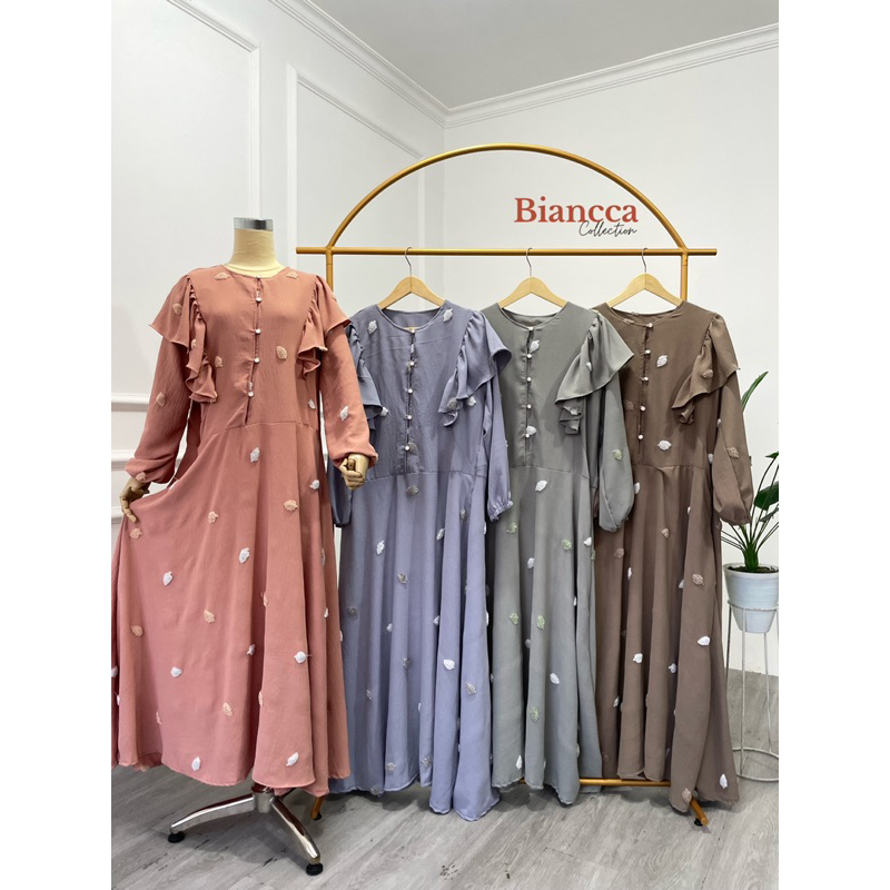 SALMA - GAMIS POM POM GAMIS MEWAH GAMIS LEBARAN GAMIS CRINKLE SUPER CANTIK