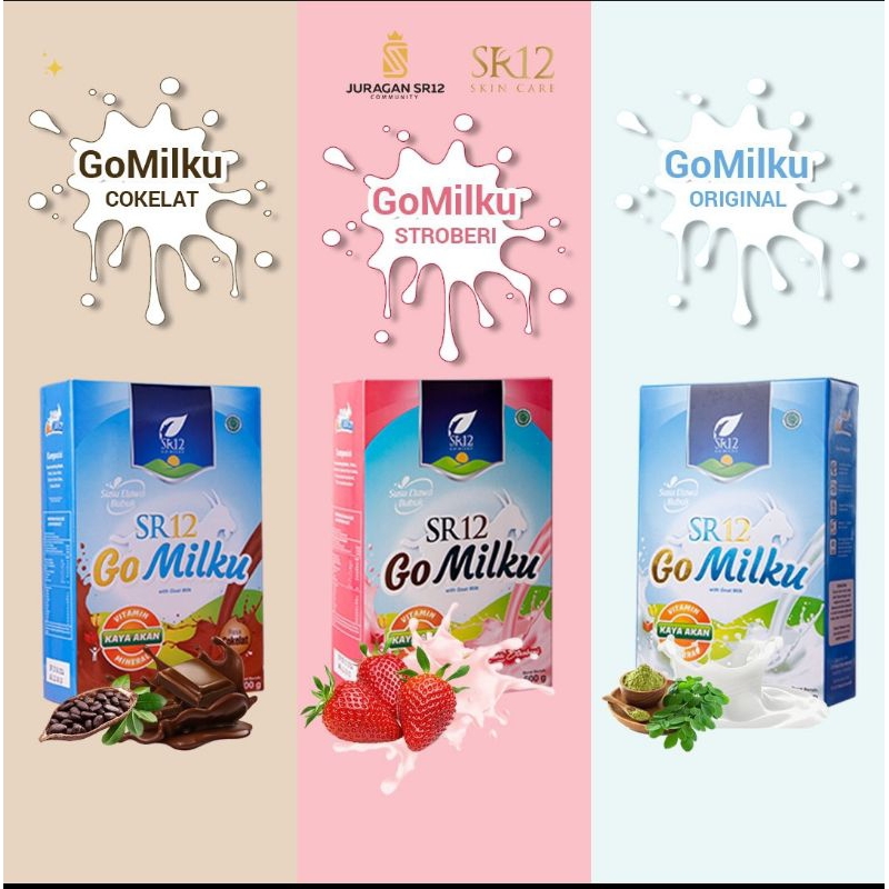 

Gomilku Susu SR12 / SUSU KAMBING ETAWA / Tanpa Bau Prengus