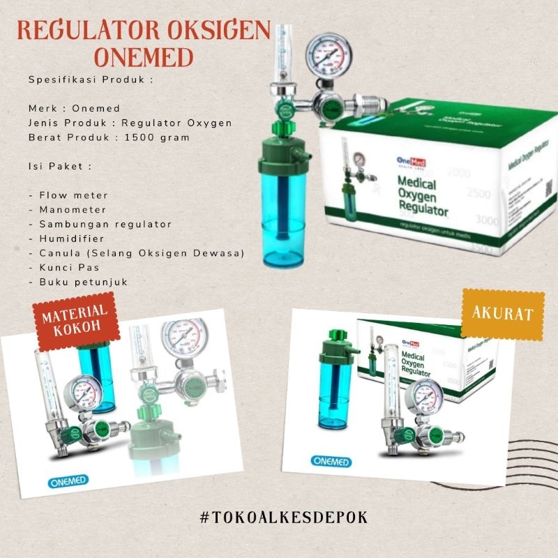 Regulator Oksigen / Medical Oxygen Regulator / Regulator Oxygen