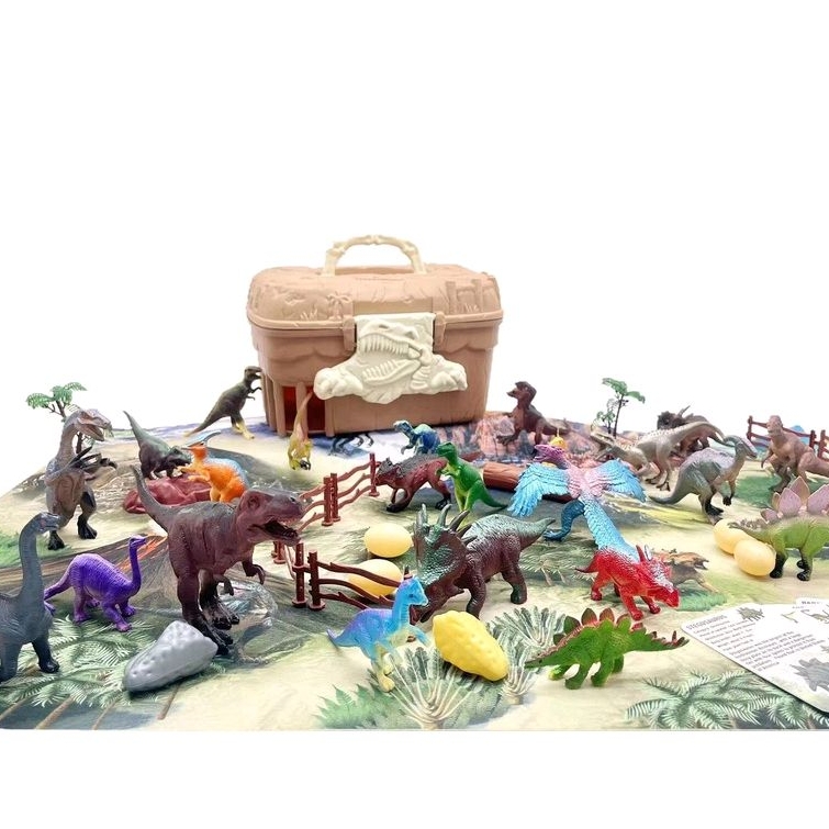 ToysZoona Dinosaur Box Storage Box Mainan Dinosaurus