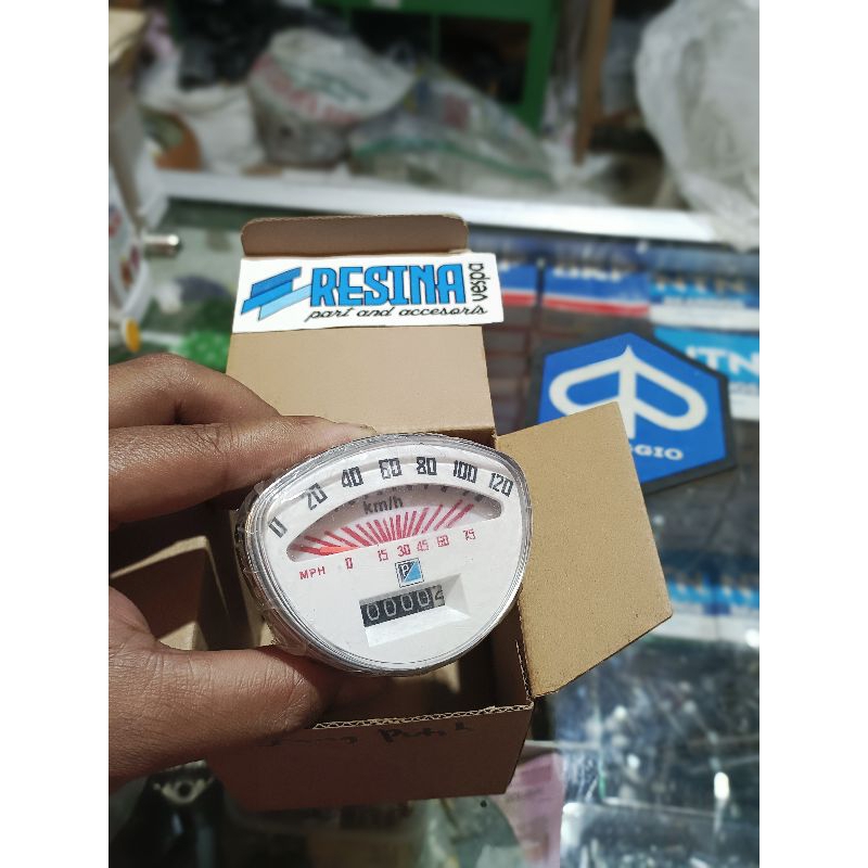 speedometer kilometer vespa super sprint p coret 1970 - 1978