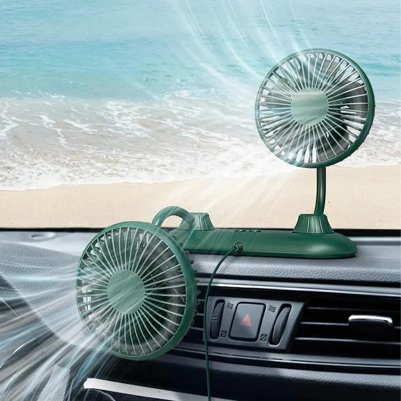 kipas angin mini untuk dasboard mobil dengan putaran 360