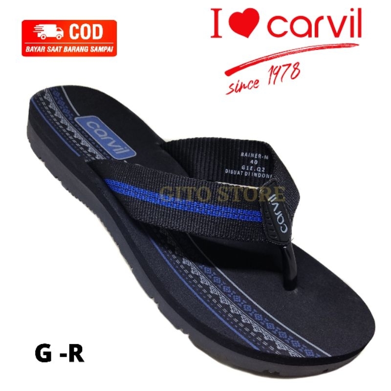 Carvil Sandal Pria Original carvil Jepit Pria spesial 38-44