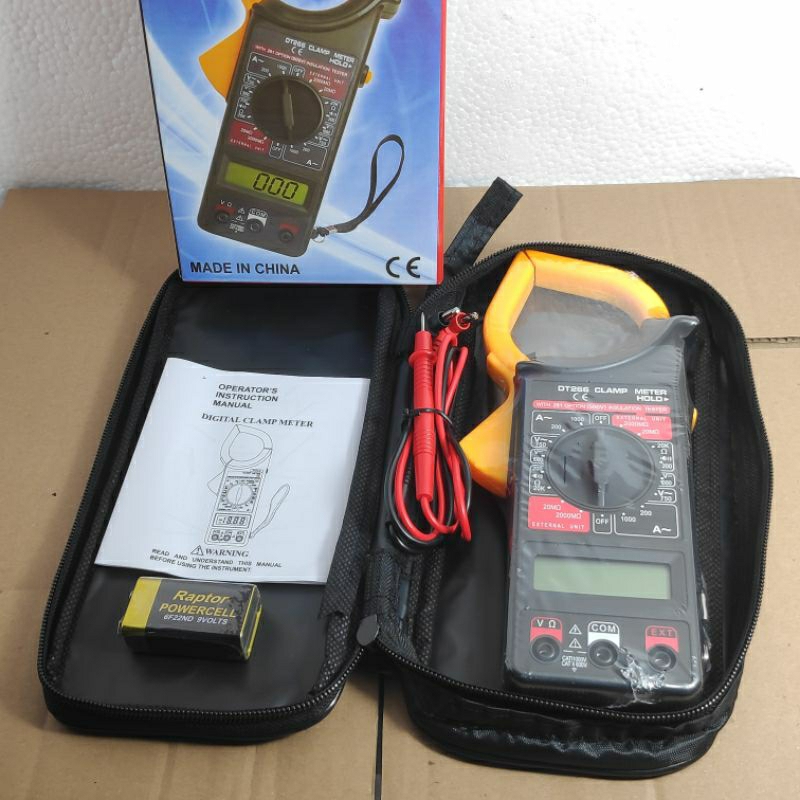 Multimeter Digital XL830L MAS830L Backlight termasuk baterai multitester DIgital AVOmeter DIGital DENGAN baterai include baterai