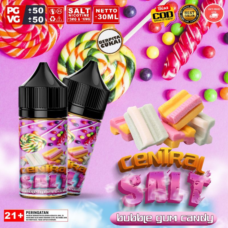 PROMO LIQUIDS SALTNIC 3MG PERTAMA 30ML rasa Bubblegum ice