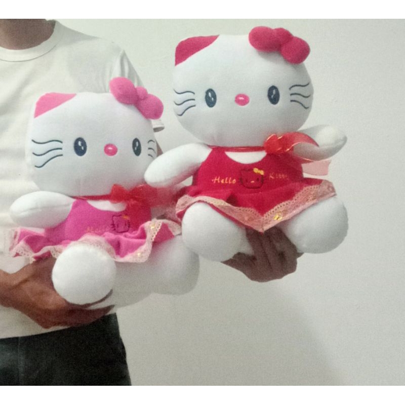 Boneka Hello Kitty Renda L Lucu hadiah ulang Tahun