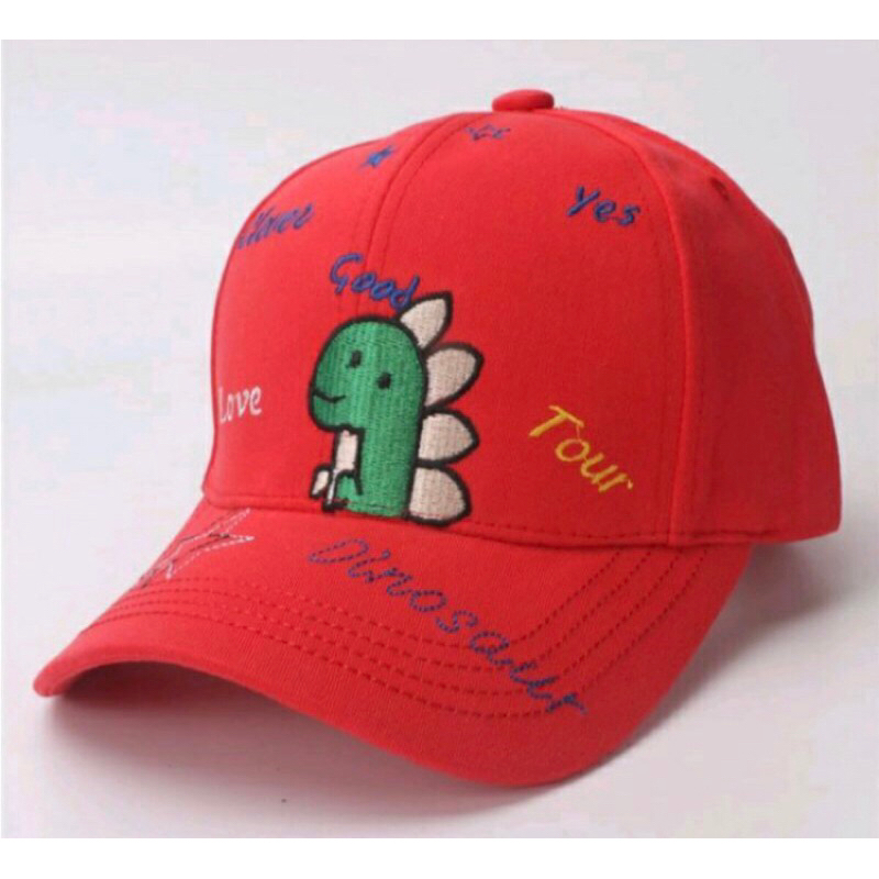 Topi anak laki-laki perempuan model Dinosaurus terbaru topi anak dino topi baseball anak