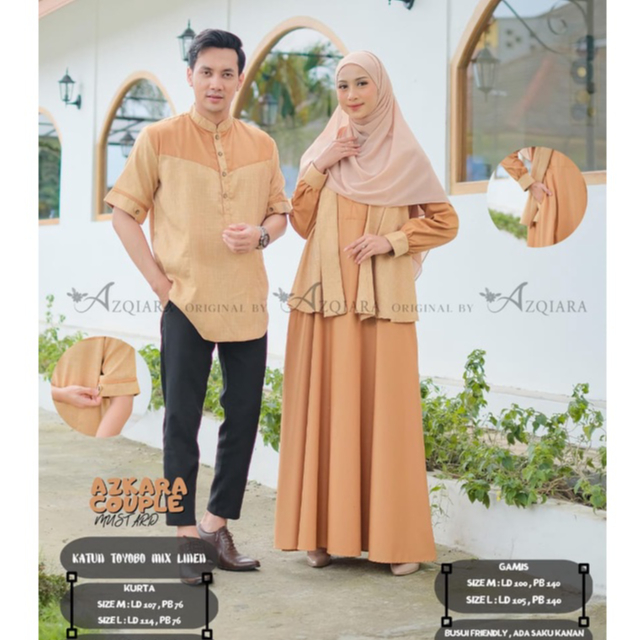 baju couple pasangan terbaru lebaran 2023