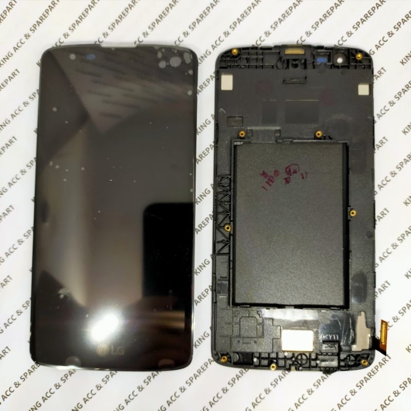 Lcd touchscreen and frame LG K350 K8 ori